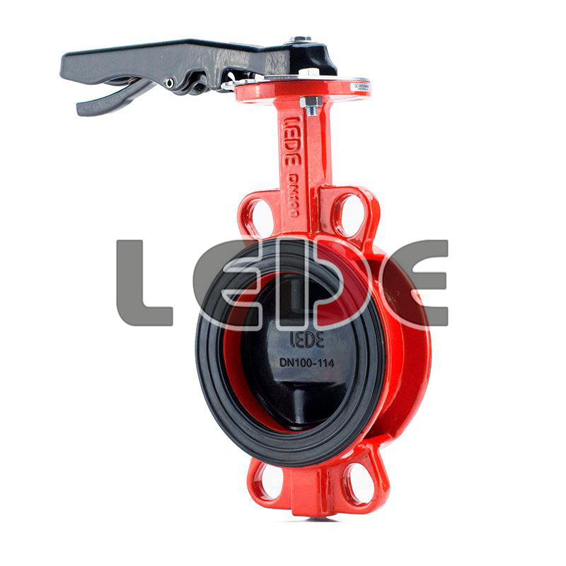 自密(mì)封手柄對(duì)夾中線蝶(die)閥